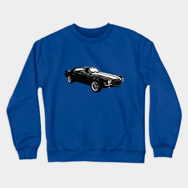 1970 Chevy Camaro Crewneck Sweatshirt by GrizzlyVisionStudio